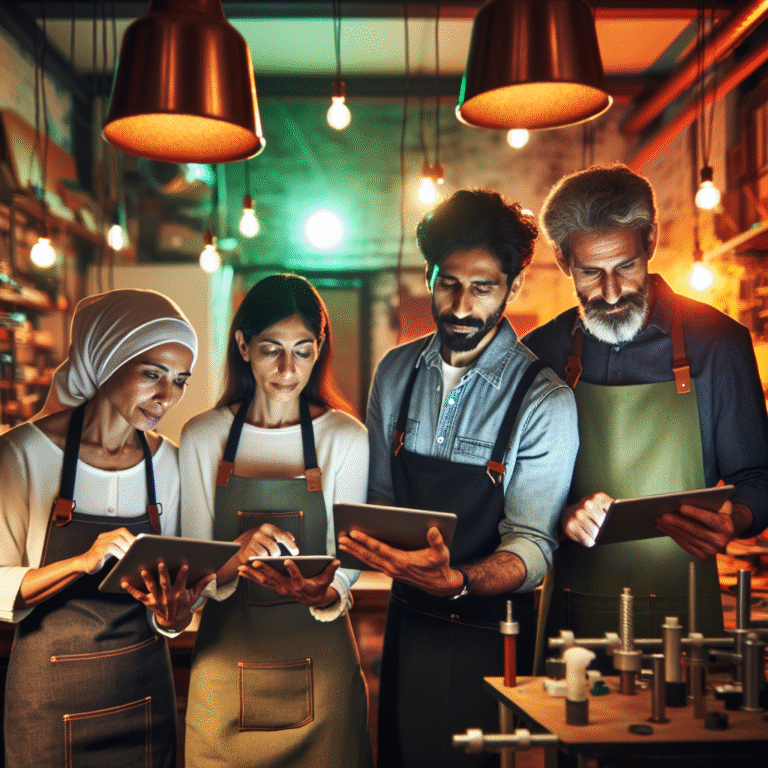 Imagen de una pyme implementando automatización empresarial para mejorar su eficiencia y crecimiento.