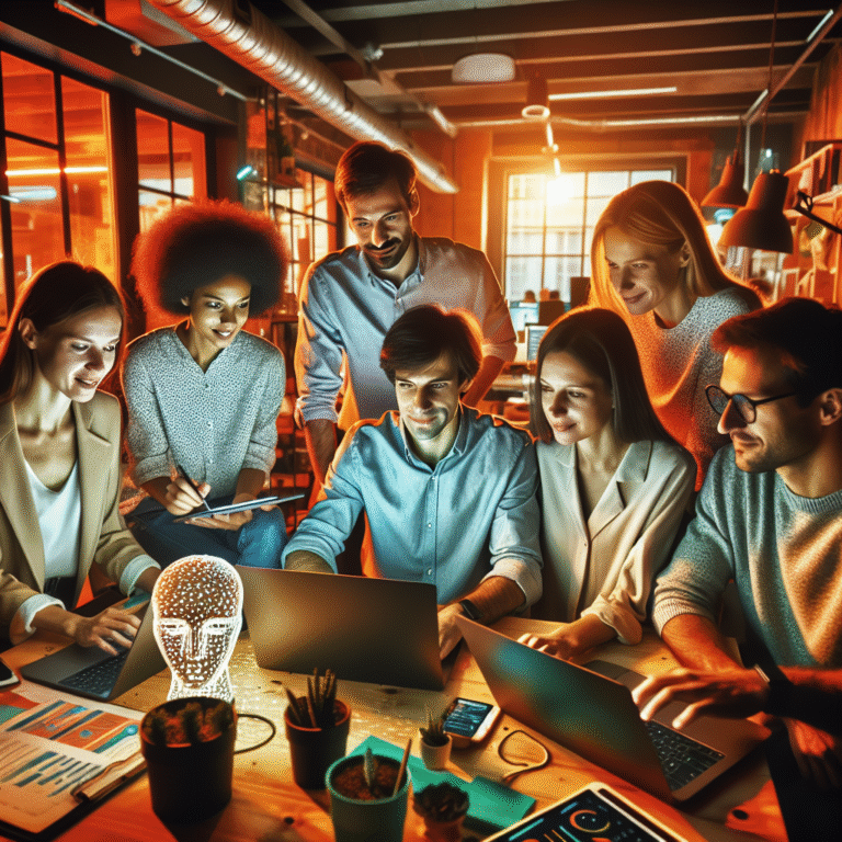 Imagen que ilustra qué es la inteligencia artificial y sus beneficios para pymes, destacando su impacto positivo en negocios.