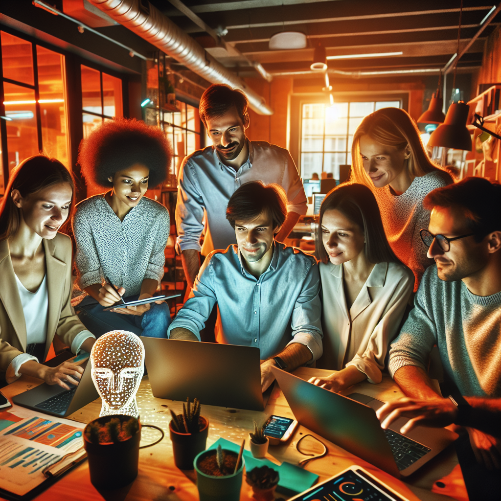 Imagen que ilustra qué es la inteligencia artificial y sus beneficios para pymes, destacando su impacto positivo en negocios.