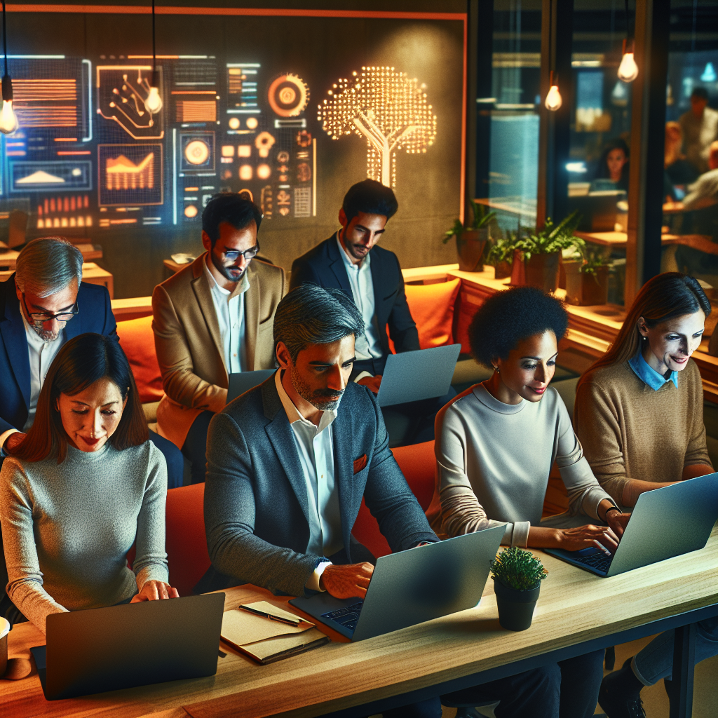 Imagen que ilustra qué es la inteligencia artificial y su impacto positivo en las pymes.