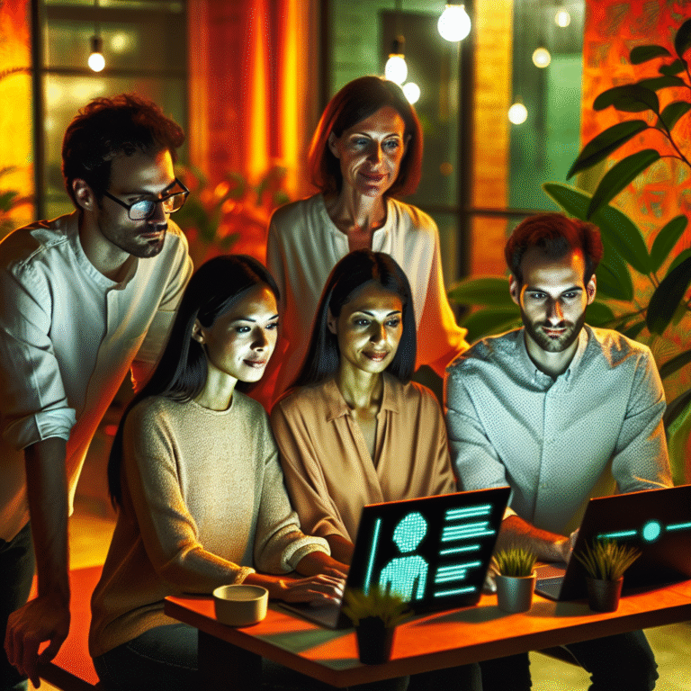 Imagen que ilustra cómo la inteligencia artificial adaptada a empresas mejora sus servicios y optimiza procesos en pymes.