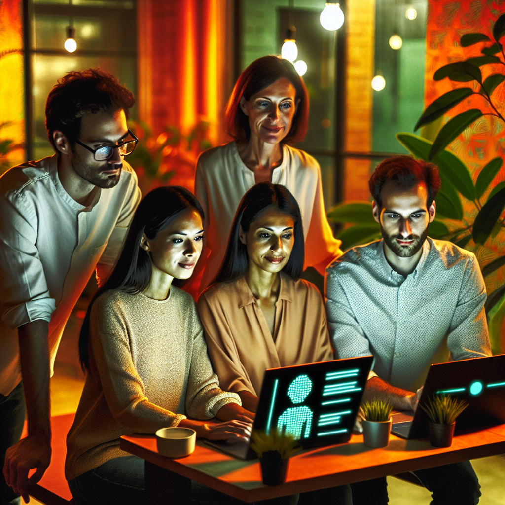 Imagen que ilustra cómo la inteligencia artificial adaptada a empresas mejora sus servicios y optimiza procesos en pymes.