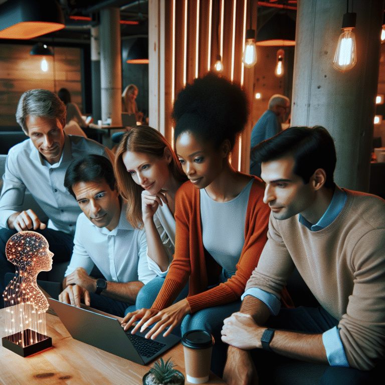 Imagen que ilustra qué es la inteligencia artificial y sus beneficios para pymes en el ámbito empresarial.