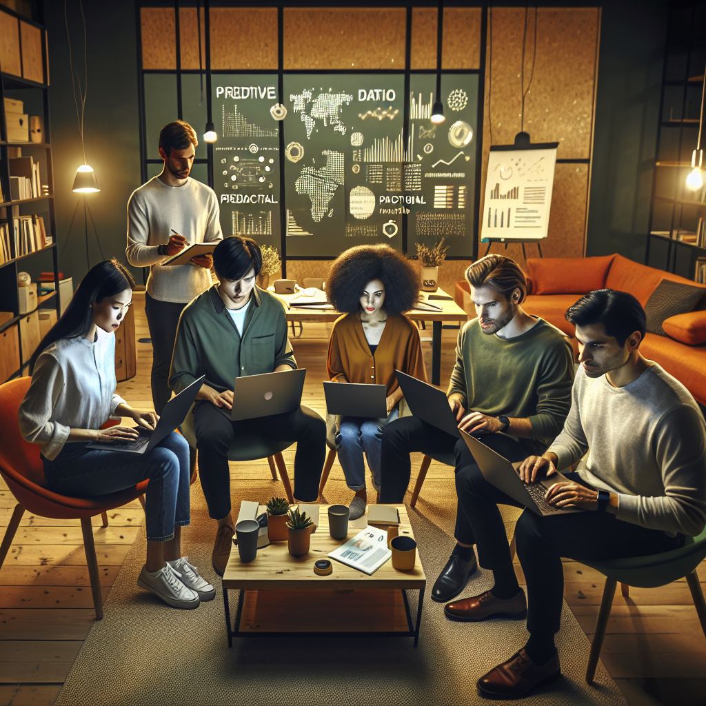 Imagen que ilustra el análisis predictivo en empresas, clave para el éxito de pymes en Argentina.