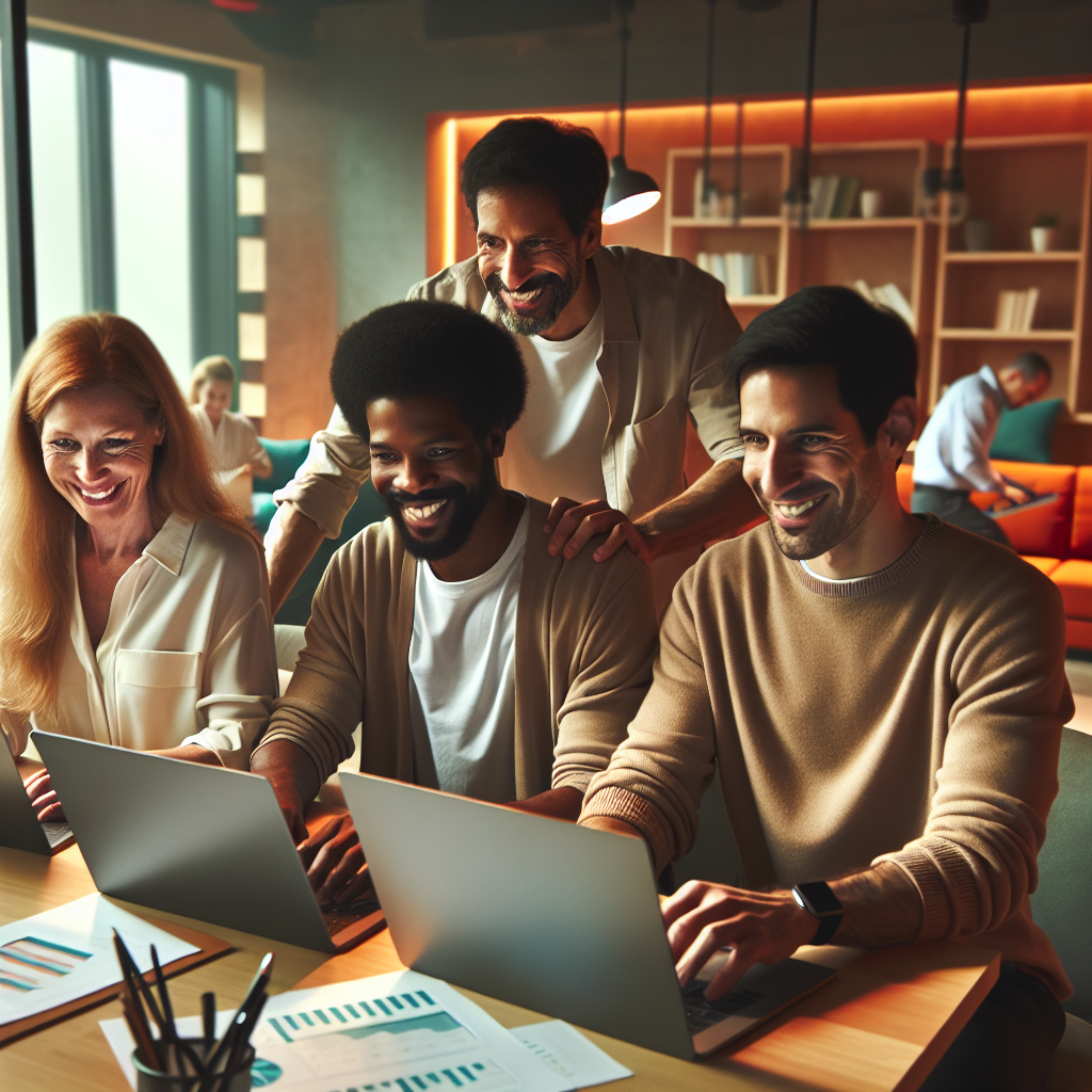 Imagen de una pyme en Argentina utilizando IA generativa para empresas, mejorando su productividad y eficiencia.
