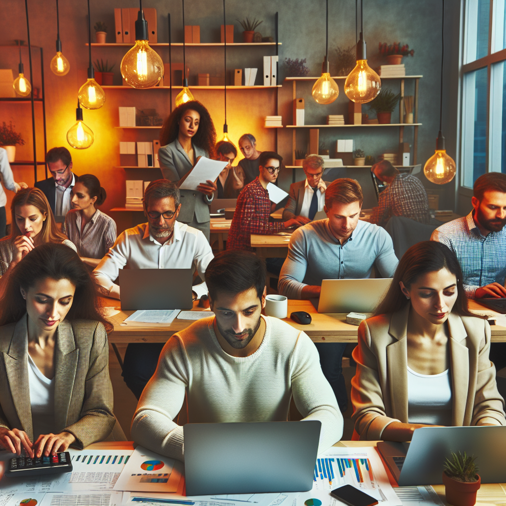 Imagen que ilustra las tendencias de inteligencia artificial en servicios para potenciar pymes y mejorar su competitividad.