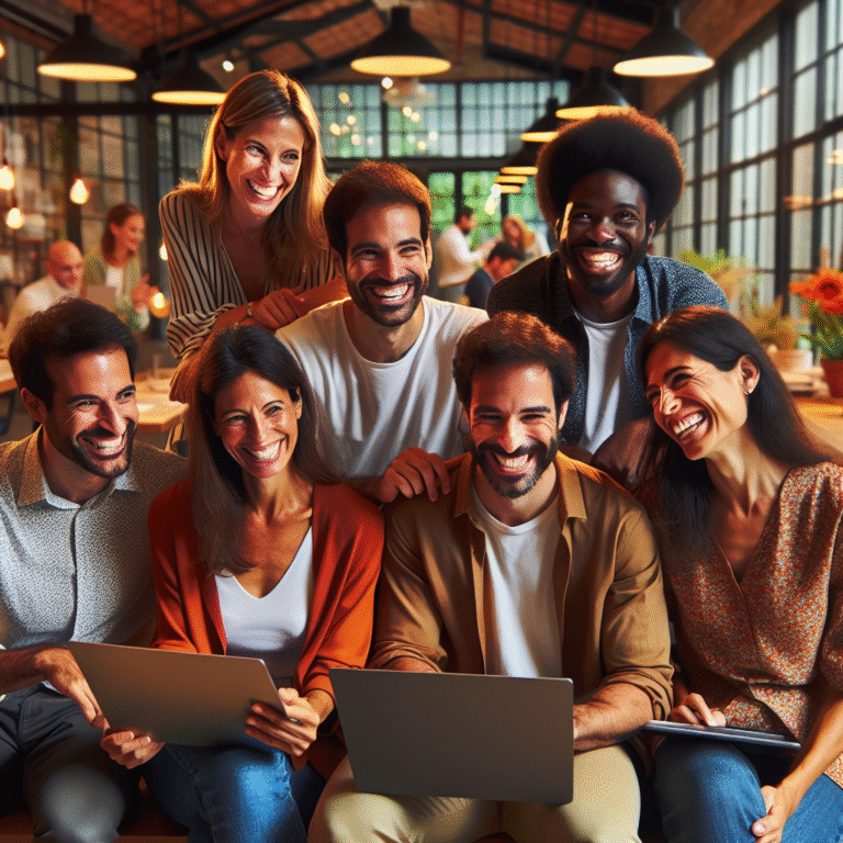 Imagen de una pyme en Argentina adoptando tendencias IA 2024 para mejorar su productividad y competitividad.