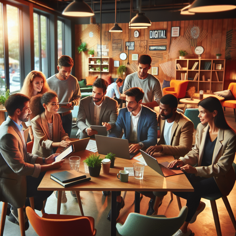 Imagen que ilustra estrategias para mejorar la competitividad digital de tu pyme y destacar en el mercado.